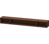 Scaffale Duravit L-Cube, larghezza 1000mm, profondità 140mm, orizzontale, 3 ripiani, Colorazione: Noce spazzolato Impiallacciatura in vero legno