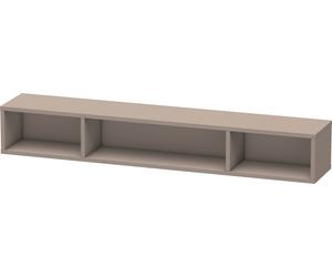 Duravit L-Cube Élément d'étagère horizontal, 3 compartiments, 140x800x120mm, LC120004343, LC120004343, Colorazione: Basalto opaco decoro opaco