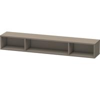 Duravit L-Cube Élément d'étagère horizontal, 3 compartiments, 140x800x120mm, LC120009090, LC120009090, Colorazione: Flanella Grigio seta opaco laccato opaco