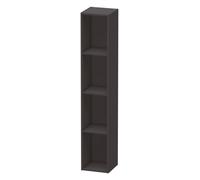 Duravit L-Cube Élément d'étagère vertical, 4 compartiments, 180x180x1000mm, LC120508080, LC120508080, Colorazione: Decoro grafite super opaco