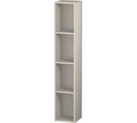 Duravit L-Cube Élément d'étagère vertical, 4 compartiments, 180x180x1000mm, LC120509191, LC120509191, Colorazione: Taupe Matt DÃ©cor