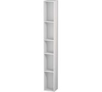 Duravit L-Cube Élément d'étagère vertical, 5 compartiments, 180x180x1400mm, LC120602222, LC120602222, Colorazione: Decoro bianco lucido
