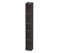 Duravit L-Cube Élément d'étagère vertical, 5 compartiments, 180x180x1400mm, LC120608080, LC120608080, Colorazione: Decoro grafite super opaco