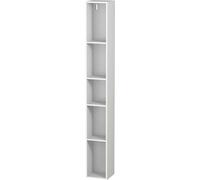 Duravit L-Cube Élément d'étagère vertical, 5 compartiments, 180x180x1400mm, LC120608484, LC120608484, Colorazione: Decoro bianco super opaco