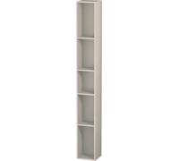 Duravit L-Cube Élément d'étagère vertical, 5 compartiments, 180x180x1400mm, LC120609191, LC120609191, Colorazione: Taupe Matt DÃ©cor