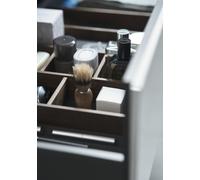 Duravit L-Cube lavabo pour meuble c-bonded avec soubassement au sol, 2 tiroirs, 1 trou pour robinet, 80x48 cm, LC6937O2020, LC6937O2020, Colorazione: Albicocca Perla di seta opaco laccato opaco