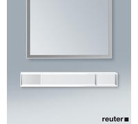 Scaffalatura Duravit L-Cube, larghezza 800 mm, profondità 140 mm, orizzontale, 3 scomparti, Colorazione: Decoro bianco lucido