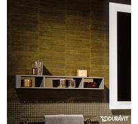 Scaffalatura Duravit L-Cube, larghezza 800 mm, profondità 140 mm, orizzontale, 3 scomparti, Colorazione: Flanella Laccato lucido grigio flanella
