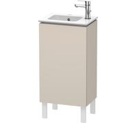 Duravit L-Cube Meuble sous-lavabo à poser, 1 porte, charnière à droite, 420x704x294mm, LC6273R9191, LC6273R9191, Colorazione: Taupe Matt DÃ©cor