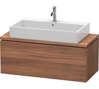 Duravit L-Cube Vanity Unit per console, larghezza 1020 mm, profondità 477 mm, 1 estraibile, Colorazione: Decorazione naturale in noce