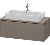 Duravit Meuble sous-lavabo L-Cube pour console, largeur 1020mm, profondeur 477mm, 1 coulissant, LC580409090, LC580409090, Colorazione: Flanella Grigio seta opaco laccato opaco