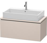 Duravit L-Cube Meuble sous-lavabo pour console, Compact, suspendu, 1 tiroir, 920x400x477mm, LC580309191, LC580309191, Colorazione: Taupe Matt DÃ©cor