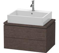 Duravit L-Cube mobile per top, 2 scomparti estraibili, LC580607272, L-Cube [Mobili da Bagno > Mobili Lavabo]