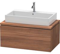 Duravit L-Cube Meuble sous-lavabo pour console, suspendu, 1 tiroir, 920x400x547mm, LC581307979, LC581307979, Colorazione: Decorazione naturale in noce