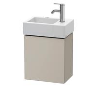 Duravit Meuble sous-lavabo L-Cube 36,4 x 24,1 cm, 1 porte, pour Vero Air 072438, LC6293L9191, LC6293L9191, Colorazione: Taupe Decor