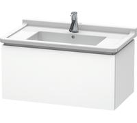 Duravit L-Cube Meuble sous-lavabo suspendu, 1 tiroir, 820mm, pour Starck 3, LC616501818, LC616501818, Colorazione: Bianco opaco Decor bianco opaco