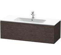 Duravit L-Cube Meuble sous-lavabo suspendu, 1 tiroir, largeur : 1220mm, pour ME by Starck 233612, LC614307272, LC614307272, Colorazione: impiallacciato in vero legno di quercia scuro spazzolato e vero