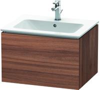 Duravit L-Cube Meuble sous-lavabo suspendu, 1 tiroir, largeur : 620mm, pour ME by Starck 233663, LC614007979, LC614007979, Colorazione: Decorazione naturale in noce