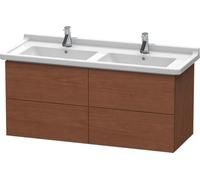 Duravit L-Cube Meuble sous-lavabo suspendu, 4 tiroirs, 1220mm, pour Starck 3, LC626901313, LC626901313, Colorazione: impiallacciatura in vero legno di noce americano