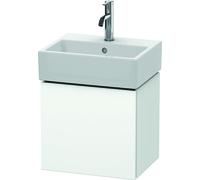 Duravit L-Cube Meuble sous-lavabo suspendu 43,4x34,1 cm, 1 porte, pivotante à gauche, pour Vero Air 072445, LC6245L1818, LC6245L1818, Colorazione: Bianco opaco Decor bianco opaco