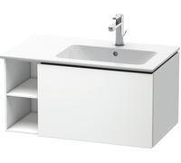 Duravit L-Cube Meuble sous-lavabo suspendu 82,0 x 48,1 cm, 1 tiroir, côté étagère, pour ME by Starck 234683 Cuve à droite, LC619201111, LC619201111, Colorazione: quercia cashmere impiallacciato in ver