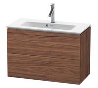 Duravit L-Cube Meuble sous-lavabo suspendu, Compact, 2 tiroirs, 820x550x391mm, LC625702121, LC625702121, Colorazione: Decoro noce scuro opaco