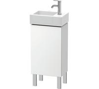 Duravit L-Cube Meuble sous-lavabo vertical, 1 porte, charnière à droite, 364x241x582mm, LC6793R1818, LC6793R1818, Colorazione: Bianco opaco Decor bianco opaco