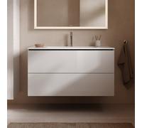 Duravit L-Cube mobile con lavabo ME by Starck, 2 scomparti estraibili, 233610AA00+LC624202222, L-Cube; ME by Starck [Mobili da Bagno > Mobili con Lavabo Integrato]