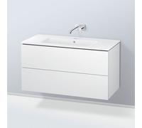 Duravit L-Cube mobile con lavabo ME by Starck, 2 scomparti estraibili, 233610AA60+LC624201818, L-Cube; ME by Starck [Mobili da Bagno > Mobili con Lavabo Integrato]