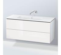 Duravit L-Cube mobile con lavabo ME by Starck, 2 scomparti estraibili, 233612AA60+LC624302222, L-Cube; ME by Starck [Mobili da Bagno > Mobili con Lavabo Integrato]
