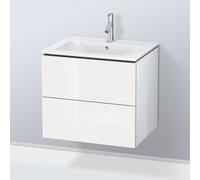 Duravit L-Cube mobile con lavabo ME by Starck, 2 scomparti estraibili, 233663AA00+LC624002222, L-Cube; ME by Starck [Mobili da Bagno > Mobili con Lavabo Integrato]