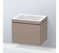 Duravit L-Cube mobile con lavabo Vero Air, 1 scomparto estraibile, LC6916N4343, L-Cube; Vero Air [Mobili da Bagno > Mobili con Lavabo Integrato]
