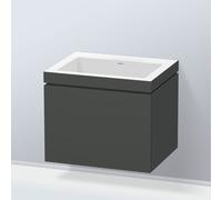Duravit L-Cube mobile con lavabo Vero Air, 1 scomparto estraibile, LC6916N4949, L-Cube; Vero Air [Mobili da Bagno > Mobili con Lavabo Integrato]