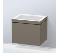 Duravit L-Cube mobile con lavabo Vero Air, 1 scomparto estraibile, LC6916N9090, L-Cube; Vero Air [Mobili da Bagno > Mobili con Lavabo Integrato]