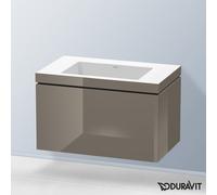 Duravit L-Cube mobile con lavabo Vero Air, 1 scomparto estraibile, LC6917N8989, L-Cube; Vero Air [Mobili da Bagno > Mobili con Lavabo Integrato]
