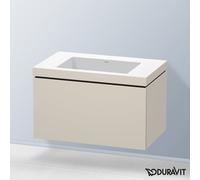 Duravit L-Cube mobile con lavabo Vero Air, 1 scomparto estraibile, LC6917N9191, L-Cube; Vero Air [Mobili da Bagno > Mobili con Lavabo Integrato]