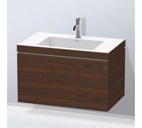 Duravit L-Cube mobile con lavabo Vero Air, 1 scomparto estraibile, LC6917O6969, L-Cube; Vero Air [Mobili da Bagno > Mobili con Lavabo Integrato]