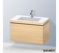Duravit L-Cube mobile con lavabo Vero Air, 1 scomparto estraibile, LC6917O7171, L-Cube; Vero Air [Mobili da Bagno > Mobili con Lavabo Integrato]