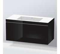 Duravit L-Cube mobile con lavabo Vero Air, 1 scomparto estraibile, LC6918N4040, L-Cube; Vero Air [Mobili da Bagno > Mobili con Lavabo Integrato]