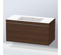 Duravit L-Cube mobile con lavabo Vero Air, 1 scomparto estraibile, LC6918N6969, L-Cube; Vero Air [Mobili da Bagno > Mobili con Lavabo Integrato]