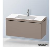 Duravit L-Cube mobile con lavabo Vero Air, 1 scomparto estraibile, LC6918O4343, L-Cube; Vero Air [Mobili da Bagno > Mobili con Lavabo Integrato]