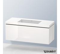 Duravit L-Cube mobile con lavabo Vero Air, 1 scomparto estraibile, LC6919N8585, L-Cube; Vero Air [Mobili da Bagno > Mobili con Lavabo Integrato]