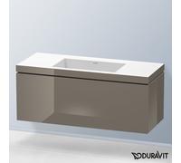 Duravit L-Cube mobile con lavabo Vero Air, 1 scomparto estraibile, LC6919N8989, L-Cube; Vero Air [Mobili da Bagno > Mobili con Lavabo Integrato]