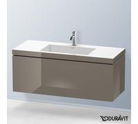 Duravit L-Cube mobile con lavabo Vero Air, 1 scomparto estraibile, LC6919O8989, L-Cube; Vero Air [Mobili da Bagno > Mobili con Lavabo Integrato]