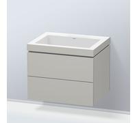 Duravit L-Cube mobile con lavabo Vero Air, 2 scomparti estraibili, LC6926N0707, L-Cube; Vero Air [Mobili da Bagno > Mobili con Lavabo Integrato]