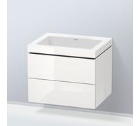 Duravit L-Cube mobile con lavabo Vero Air, 2 scomparti estraibili, LC6926N2222, L-Cube; Vero Air [Mobili da Bagno > Mobili con Lavabo Integrato]