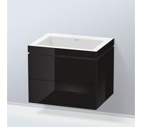 Duravit L-Cube mobile con lavabo Vero Air, 2 scomparti estraibili, LC6926N4040, L-Cube; Vero Air [Mobili da Bagno > Mobili con Lavabo Integrato]