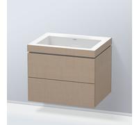 Duravit L-Cube mobile con lavabo Vero Air, 2 scomparti estraibili, LC6926N7575, L-Cube; Vero Air [Mobili da Bagno > Mobili con Lavabo Integrato]