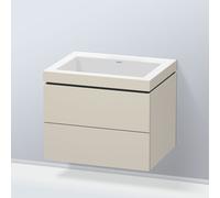 Duravit L-Cube mobile con lavabo Vero Air, 2 scomparti estraibili, LC6926N9191, L-Cube; Vero Air [Mobili da Bagno > Mobili con Lavabo Integrato]