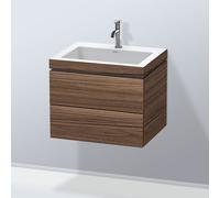 Duravit L-Cube mobile con lavabo Vero Air, 2 scomparti estraibili, LC6926O2121, L-Cube; Vero Air [Mobili da Bagno > Mobili con Lavabo Integrato]